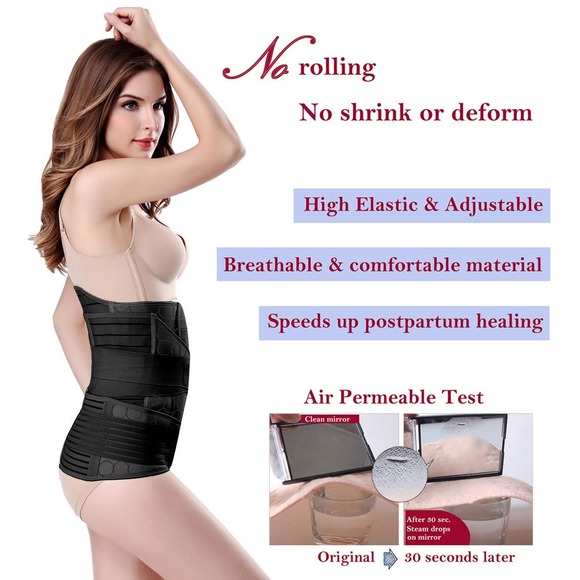 Chong Erfei 3-in-1 Postpartum Support Recovery Belly Wrap * H151 - Picture 4 of 7